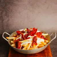 Fritas com Catupiry e Bacon